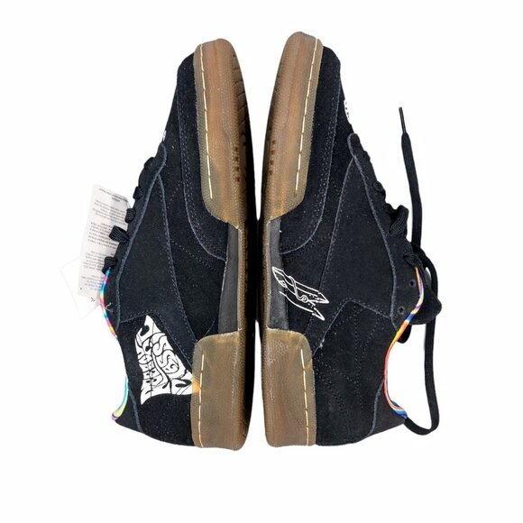 Reebok Club C 85 Unisex Tennis Q46200 Black Peace Train M 7.5 W 9.5 w/Box - Picture 7 of 9